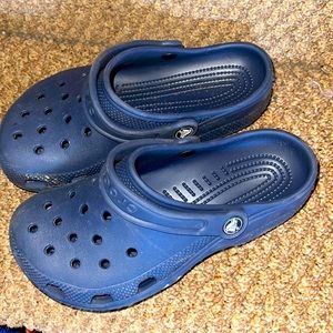 Navy blue crocs